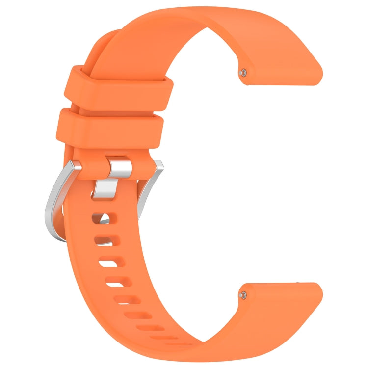 Compatible with Garmin Venu 2 Plus Liquid Glossy Silver Buckle Silicone Watch Band(Orange) - free shipping - PMC TechLife - Order now!