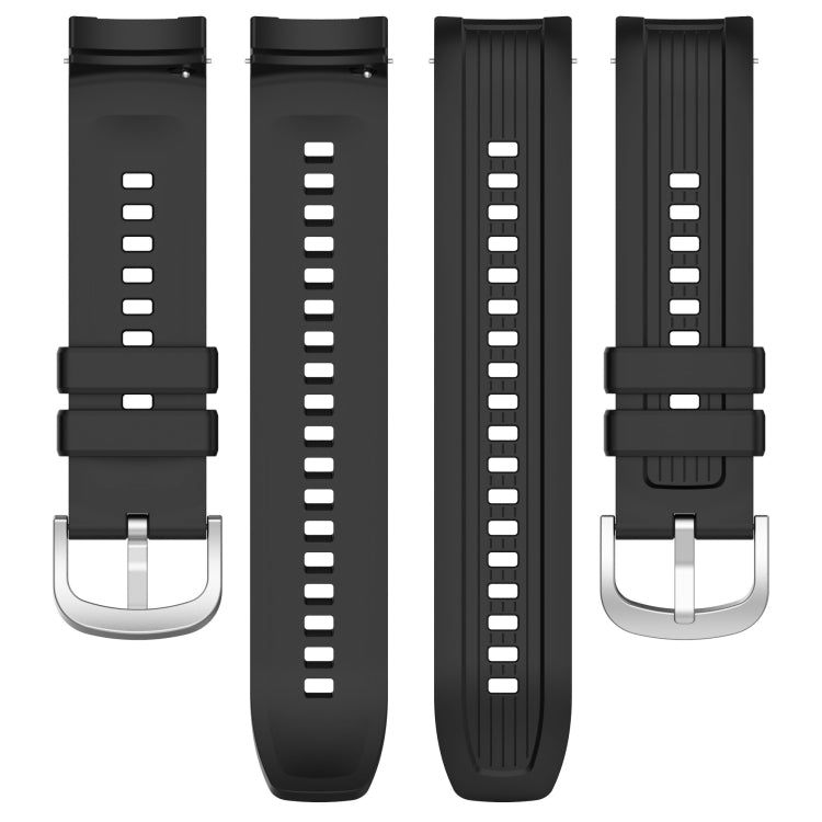 For Amazfit Balance A2286 Vertical Texture Silicone Watch Band(Orange) - Watch Bands by PMC TechLife | Online Shopping South Africa | PMC TechLife