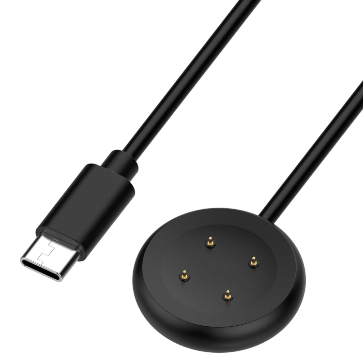 For Google Pixel Watch 2 Type-C Interface Smart Watch Charging Cable, Length: 1m(Black) - Other by PMC TechLife | Online Shopping South Africa | PMC TechLife