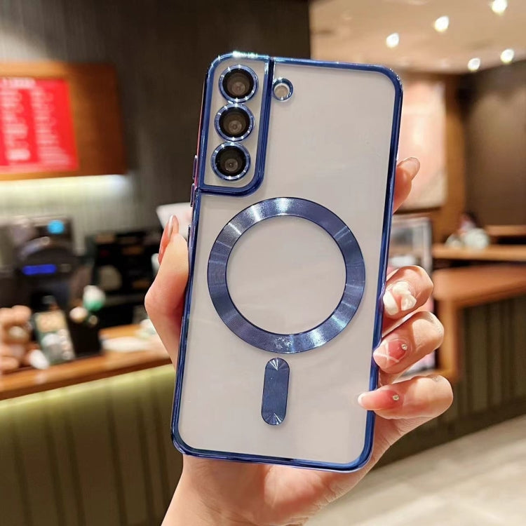 For Samsung Galaxy Note 20 MagSafe Electroplating TPU Phone Case(Blue) - Galaxy Note20 Cases by PMC TechLife | Online Shopping South Africa | PMC TechLife | Buy Now Pay Later Mobicred