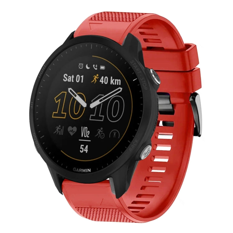 Compatible with Garmin Compatible witherunner 955 22mm Quick Release Silicone Watch Band(Red) - free shipping - PMC TechLife - Order now!