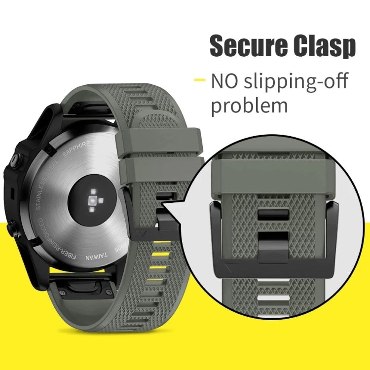 Compatible with Garmin Fenix 7 Sapphire Solar 22mm Quick Release Silicone Watch Band(Mint Green) - free shipping - PMC TechLife - Order now!