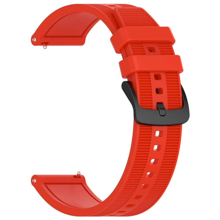 For Huawei Watch GT3 Pro 46mm 22mm Textured Silicone Solid Color Watch Band(Red) - Watch Bands by PMC TechLife | Online Shopping South Africa | PMC TechLife