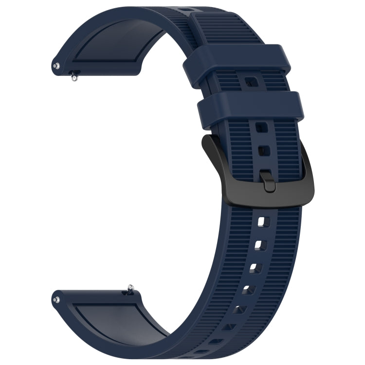 For Huawei Watch 4 Pro 22mm Textured Silicone Solid Color Watch Band(Midnight Blue) - Watch Bands by PMC TechLife | Online Shopping South Africa | PMC TechLife