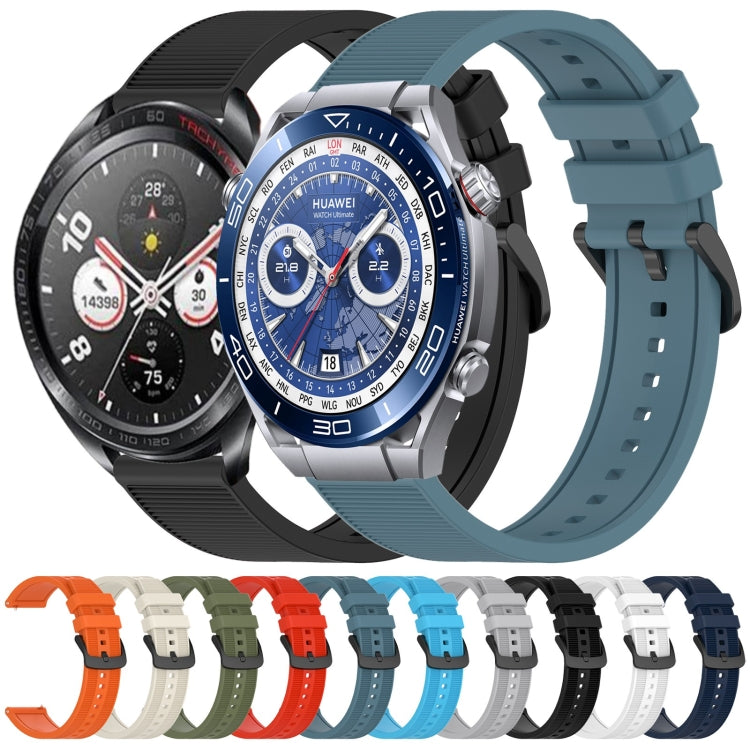 For Huawei Watch 3 22mm Textured Silicone Solid Color Watch Band(Starlight) - Watch Bands by PMC TechLife | Online Shopping South Africa | PMC TechLife