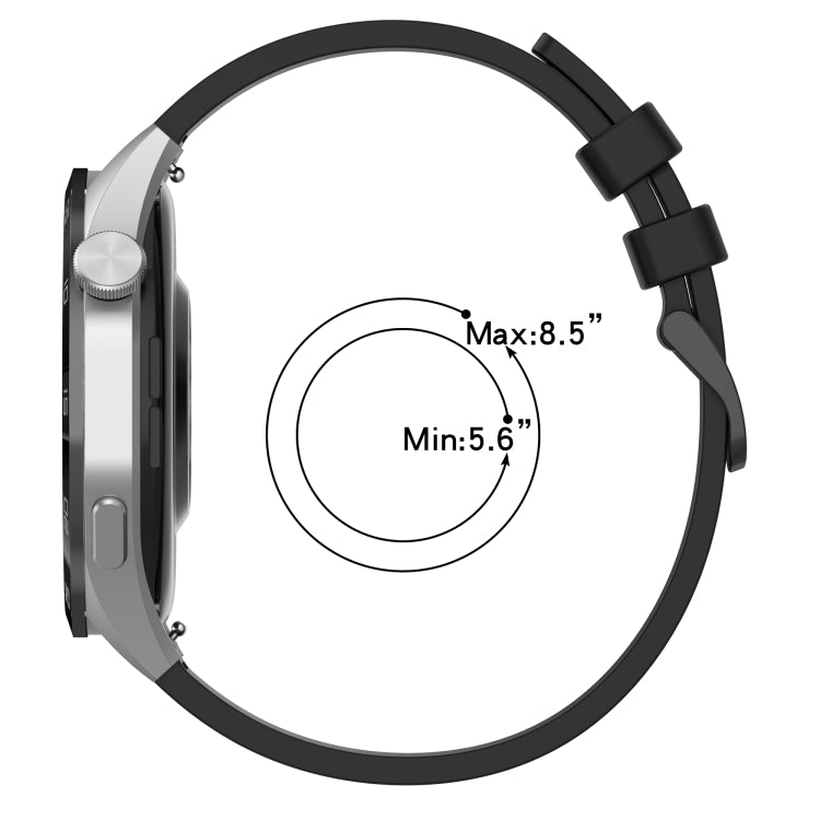 For Huawei Watch Ultimate 22mm Textured Silicone Solid Color Watch Band(Starlight) - Watch Bands by PMC TechLife | Online Shopping South Africa | PMC TechLife