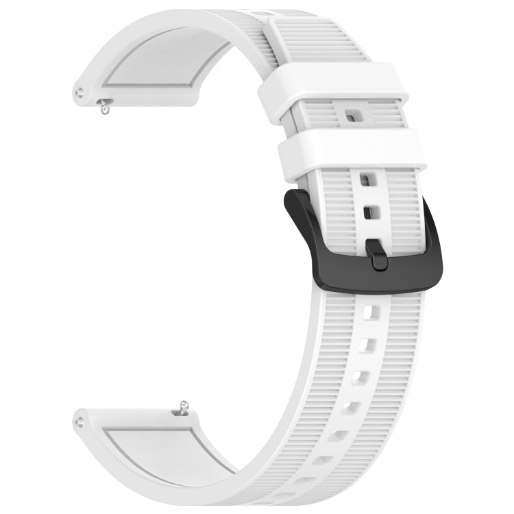 Compatible with Garmin Compatible witherunner 265 22mm Textured Silicone Solid Color Watch Band(White) - free shipping - PMC TechLife - Order now!