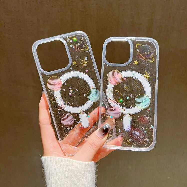 For iPhone 13 Pro Cosmic Star MagSafe TPU Phone Case(Transparent) - free shipping - PMC TechLife - Order now!