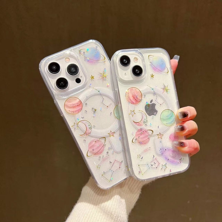 For iPhone 13 Pro Max Cosmic Star MagSafe TPU Phone Case(Transparent) - free shipping - PMC TechLife - Order now!
