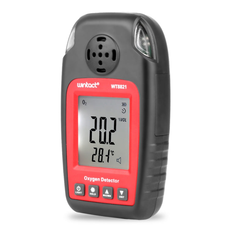 WINTACT WT8821 Oxygen Detector Independent Oxygen Gas Sensor Warning-up High Sensitive Poisoning Alarm Detector - free shipping - PMC TechLife - Order now!