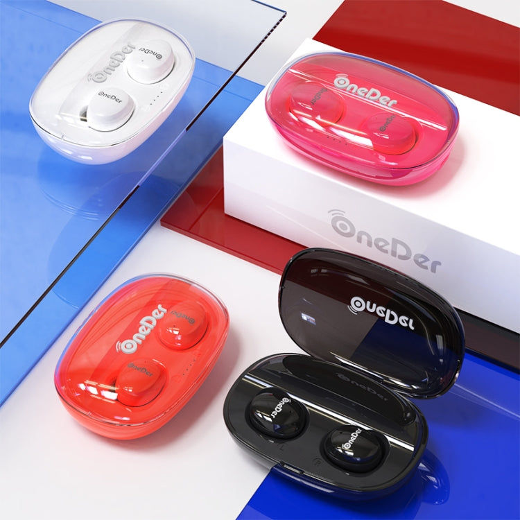 OneDer W12 Wireless Earphone with Waterproof IPX5 HD Stereo Sound TWS Bluetooth Earphone(Orange) - free shipping - PMC TechLife - Order now!