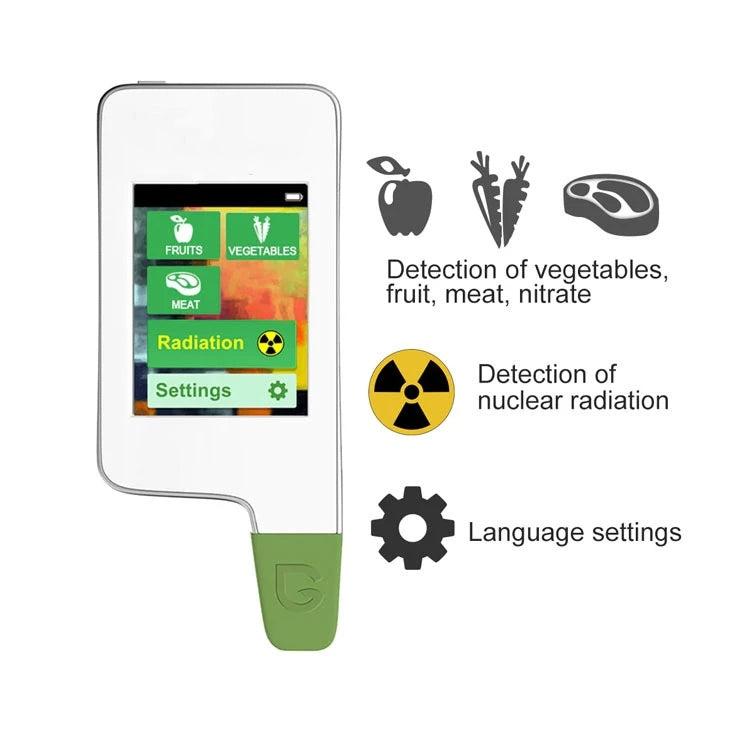 Vegetable And Fruit Meat Nitrate Residue Food Environmental Safety Tester(Black) - Digital Refractometer by PMC TechLife | Online Shopping South Africa | PMC TechLife