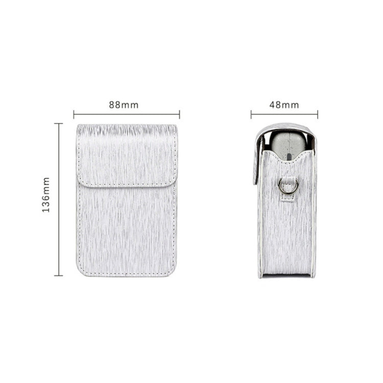 Richwell Brushed Camera Case PU Leather Case for Fujifilm Instax Mini Liplay Instant Camera(White) - Leather Bag by Richwell | Online Shopping South Africa | PMC TechLife | Buy Now Pay Later Mobicred