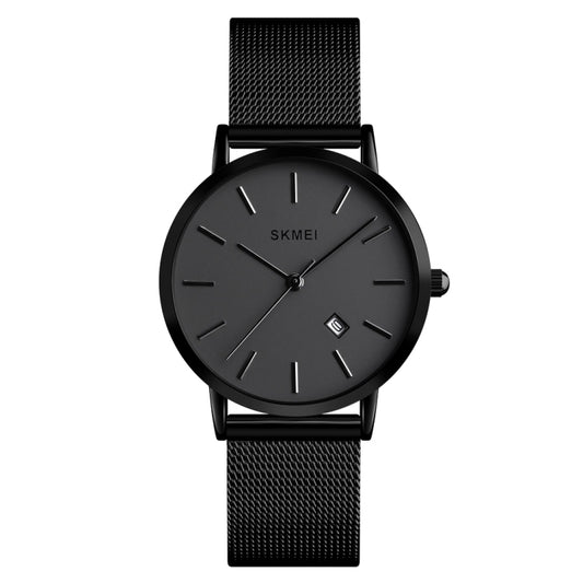 SKMEI 1530 Fashion Europe And America Simple Business Women Wristwatch Elegant Thin Female Student Quartz Watch(Black) - Metal Strap Watches by SKMEI | Online Shopping South Africa | PMC Jewellery | Buy Now Pay Later Mobicred