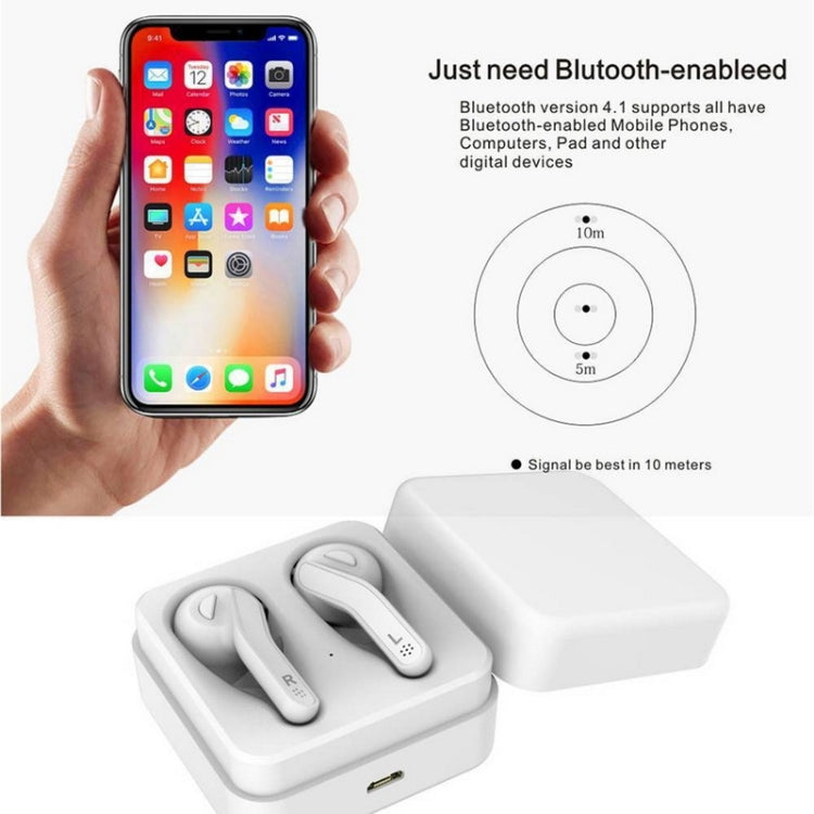 T88 Mini Touch Control Hifi Wireless Bluetooth Earphones TWS Wireless Earbuds with Charger Box(Black) - TWS Earphone by PMC TechLife | Online Shopping South Africa | PMC TechLife