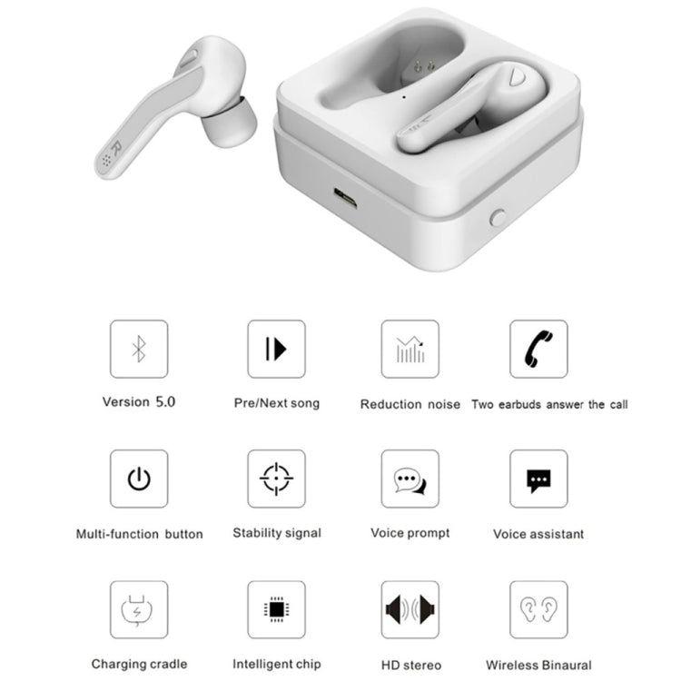T88 Mini Touch Control Hifi Wireless Bluetooth Earphones TWS Wireless Earbuds with Charger Box(Black) - TWS Earphone by PMC TechLife | Online Shopping South Africa | PMC TechLife