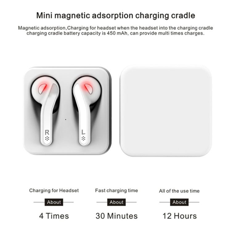 T88 Mini Touch Control Hifi Wireless Bluetooth Earphones TWS Wireless Earbuds with Charger Box(Black) - TWS Earphone by PMC TechLife | Online Shopping South Africa | PMC TechLife