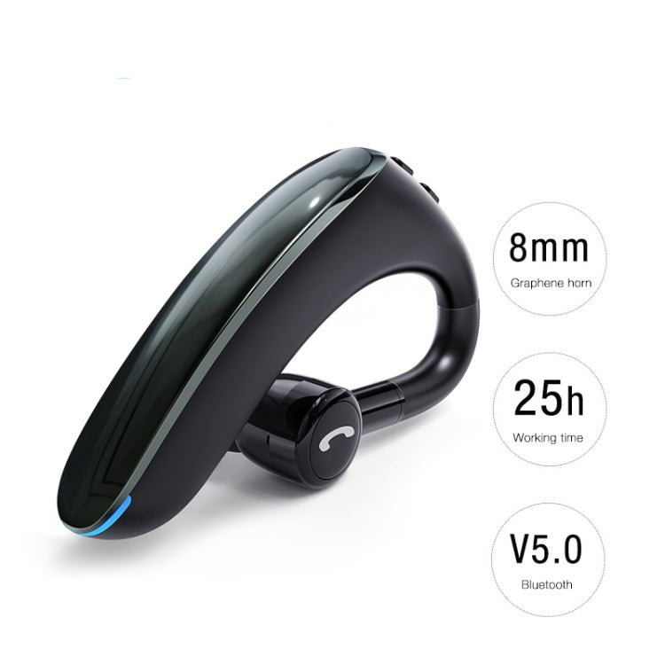 F900 Mini Earhook 180�� Freely Rotating Wireless Bluetooth 5.0 Earphone Car Handsfree Call Headphone(Red) - Bluetooth Earphone by PMC TechLife | Online Shopping South Africa | PMC TechLife