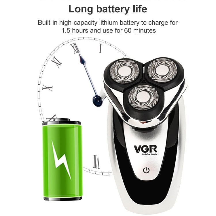 VGR V-300 5W 2 in 1 USB USB Multi-function Electric Shaver with Hair Cutter Head - Electric Shavers by VGR | Online Shopping South Africa | PMC Jewellery