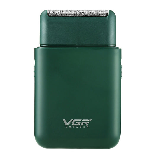 VGR V-390 5W USB Portable Reciprocating Electric Shaver (Green) - Electric Shavers by VGR | Online Shopping South Africa | PMC Jewellery