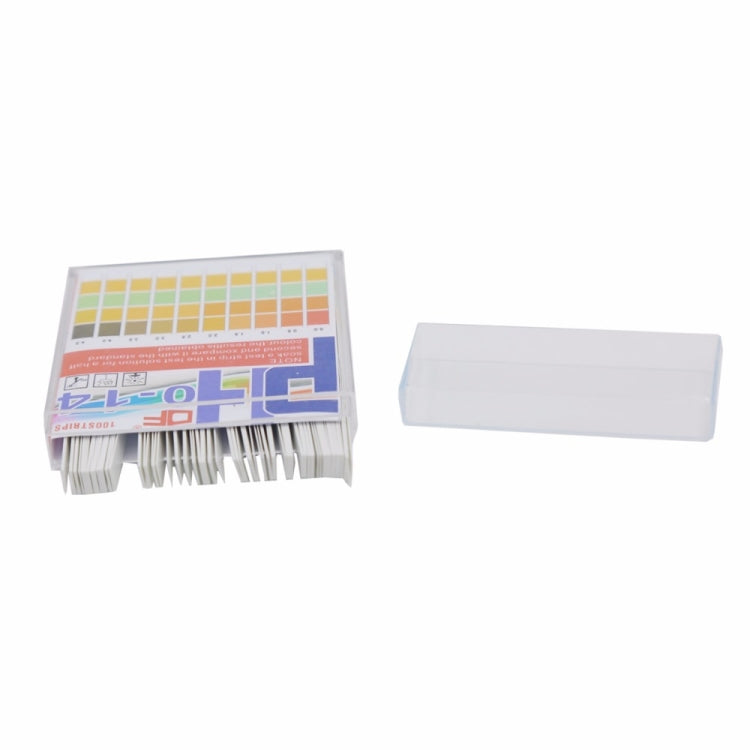 100 Strips/box  pH Test Strips 0-14 Scale Premium Litmus Tester Paper Ideal for Test pH Level of Water - PH & Moisture Meter by PMC Jewellery | Online Shopping South Africa | PMC Jewellery