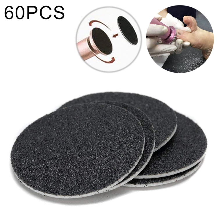 60 PCS Replacement Sandpaper Disk for Electric Foot Polisher, Specification:100 Mesh(Fine Sand) - free shipping - PMC TechLife - Order now!