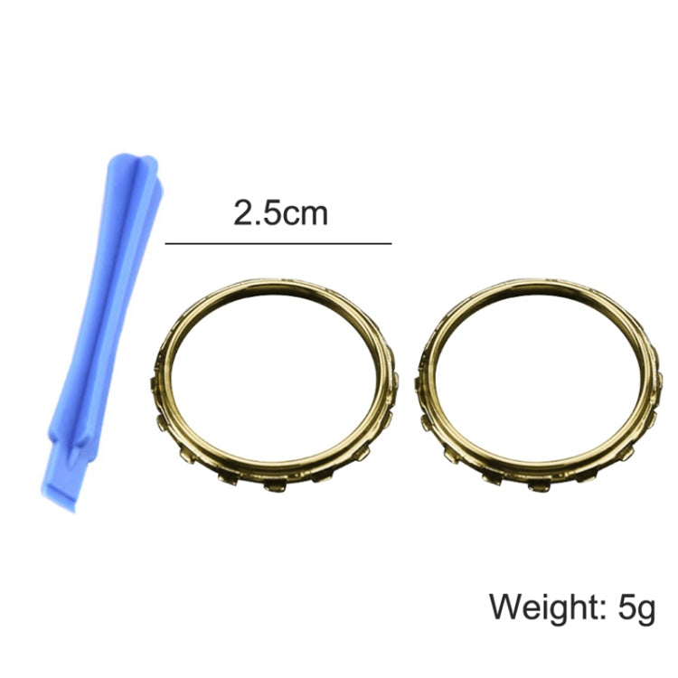 For Xbox One Elite 5pairs 3D Replacement Ring + Screwdriver Handle Accessories, Colour:Silver Plating - XBOX Spare Parts by PMC TechLife | Online Shopping South Africa | PMC TechLife | Buy Now Pay Later Mobicred
