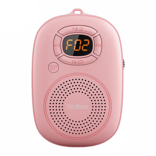 Rolton E200 Mobile Phone Wireless Bluetooth Speaker Mini Portable Outdoor Small Audio Subwoofer Speaker(Pink) - Mini Speaker by Rolton | Online Shopping South Africa | PMC Jewellery | Buy Now Pay Later Mobicred