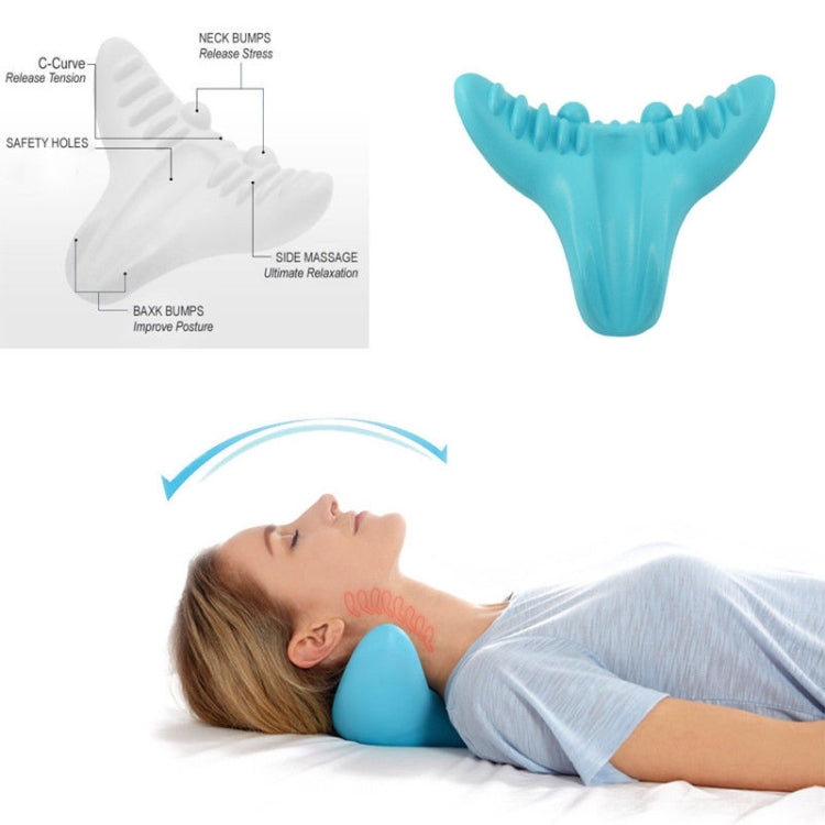 Acupressure Massage Pillow C-Rest Neck Cervical Shoulder Muscle Relaxer High Density Memory Foam Pillow Tools - Cushions & Pillows by PMC TechLife | Online Shopping South Africa | PMC TechLife | Buy Now Pay Later Mobicred