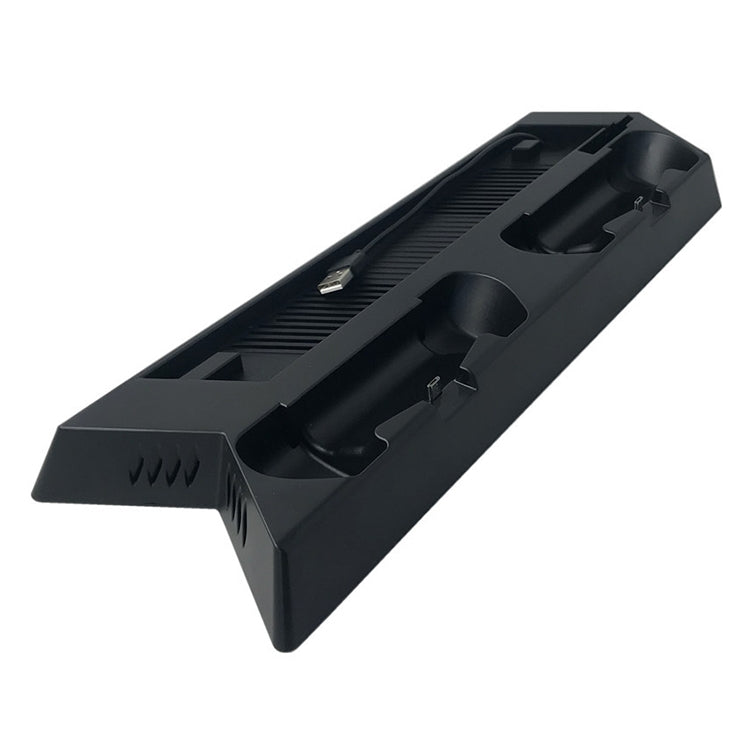 KJH PSLIM-03 Multi-function Host Bracket Cooling Fan Ultra-thin Machine Bracket Fan Charger for PS4 / SLIM Console - free shipping - PMC TechLife - Order now!