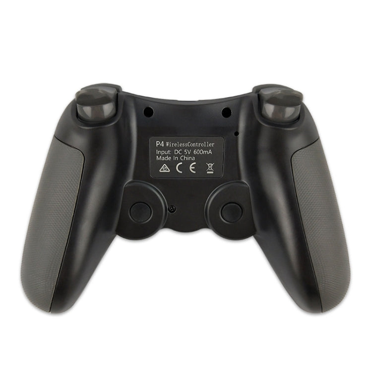 Rubberized Wireless Game Controller Bluetooth Handle for PS4 Host(Blue) - Gamepads by PMC TechLife | Online Shopping South Africa | PMC TechLife