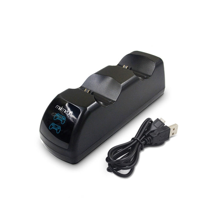 USB Dual Charger Dock Station with LED Indicator for PS4 Wireless Controller(Black) - free shipping - PMC TechLife - Order now!
