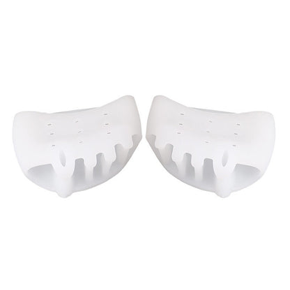 1 Pair SEBS Five-hole Honeycomb Hallux Valgus Toe Correction Front Pad(White) - Corrector by PMC Jewellery | Online Shopping South Africa | PMC Jewellery