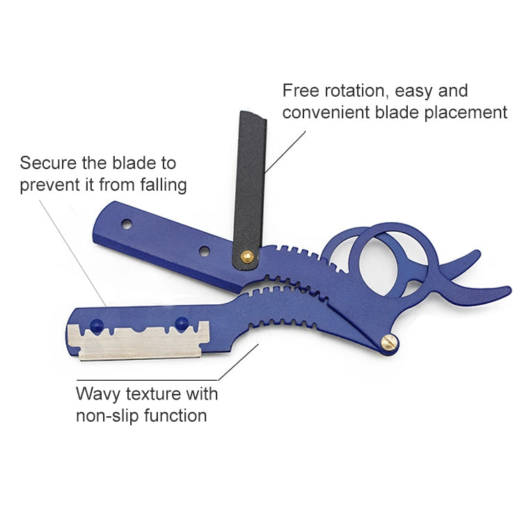 Stainless Steel Vintage Razor Thumb Razor(Purple) - free shipping - PMC TechLife - Order now!
