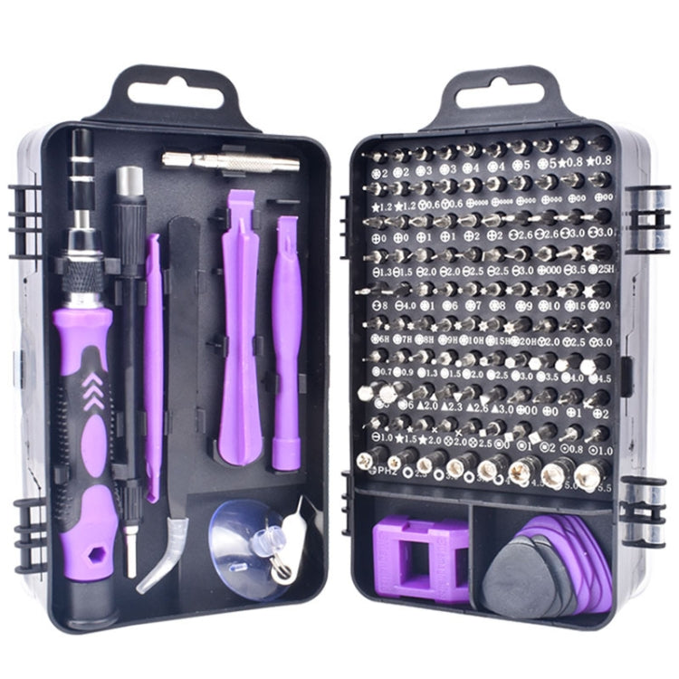 110 in 1 Magnetic Plum Screwdriver Mobile Phone Disassembly Repair Tool(Purple) - Screwdriver Set by PMC Jewellery | Online Shopping South Africa | PMC Jewellery