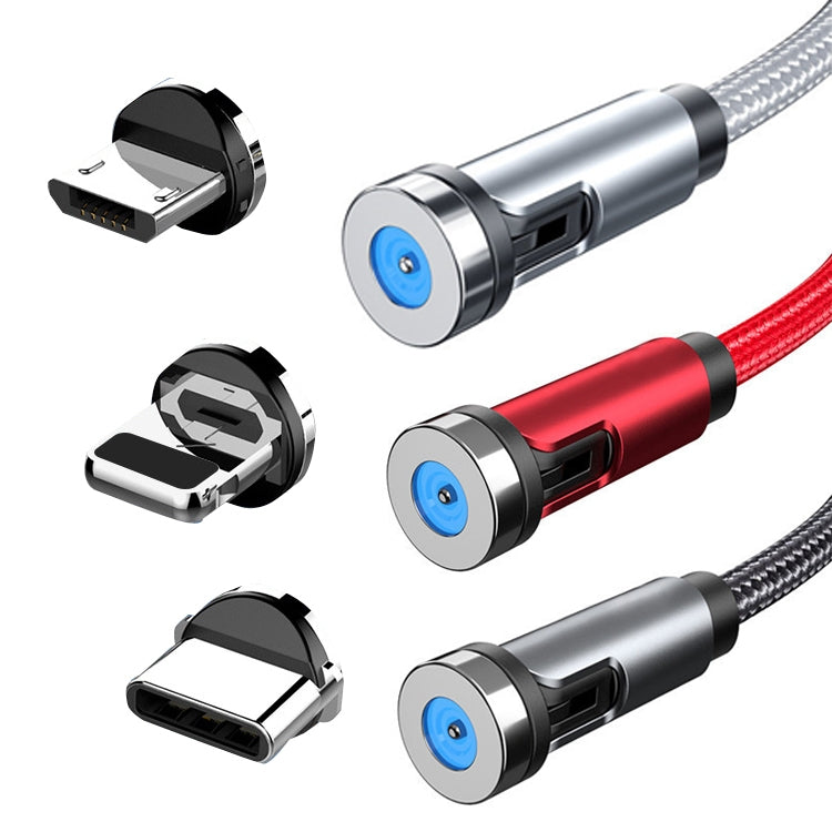 CC56 8Pin Magnetic Interface Dust Plug Rotating Data Charging Cable, Cbale Length: 2m(Black) - Charging Cable & Head by PMC TechLife | Online Shopping South Africa | PMC TechLife