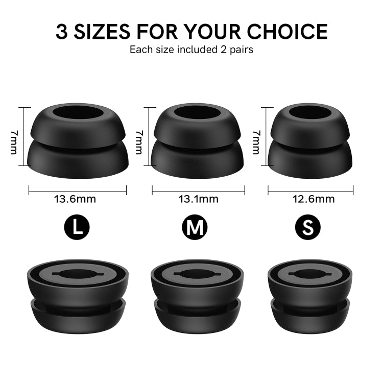 For Samsung Galaxy Buds Pro AhaStyle PT168 Silicone Earphone Earcups, Size:M(White) - Anti-dust & Ear Caps by AhaStyle | Online Shopping South Africa | PMC TechLife