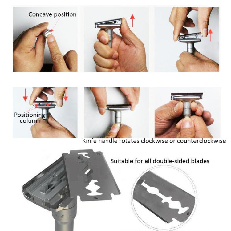Men Vintage Adjustable Sharpness Double-sided Knife Holder Manual Razor - free shipping - PMC TechLife - Order now!
