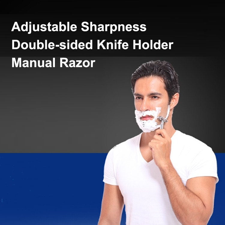 Men Vintage Adjustable Sharpness Double-sided Knife Holder Manual Razor - free shipping - PMC TechLife - Order now!