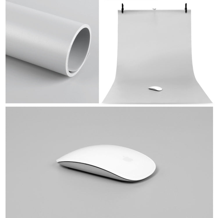 70x140cm Shooting Background Board PVC Matte Board Photography Background Cloth Solid Color Shooting Props(Gray) -  by PMC TechLife | Online Shopping South Africa | PMC TechLife