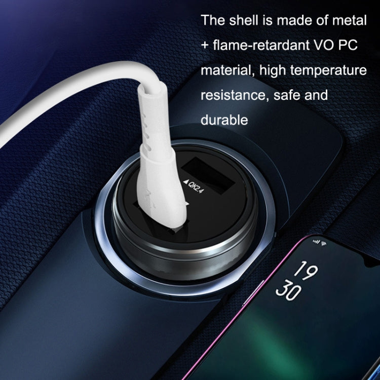 QIAKEY GX739 Dual USB Fast Charge Car Charger(Red) - free shipping - PMC TechLife - Order now!