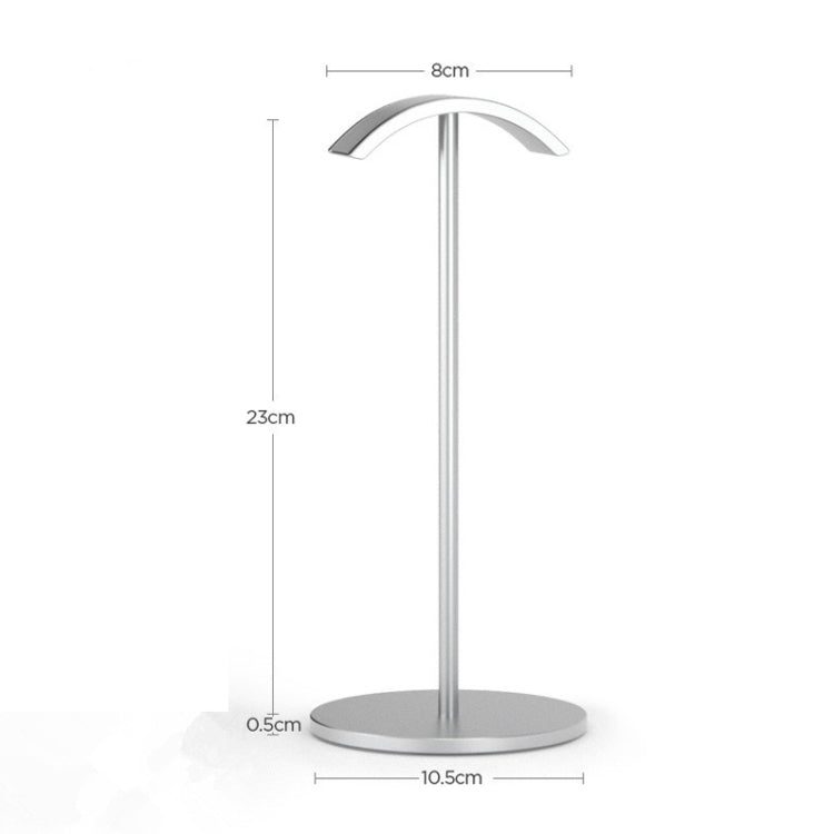 Aluminum Alloy Headset Bracket Weaving Headset Metal Display Stand(Black) - Anti-lost & Holder by PMC TechLife | Online Shopping South Africa | PMC TechLife