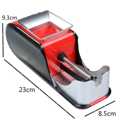 Electric Cigarette Maker Automatic Cigarette Puller Set Empty Tobacco Pipe Household Tobacco Equipment, EU Plug(Red) - Cigarette Box & Ashtrays by PMC Jewellery | Online Shopping South Africa | PMC Jewellery