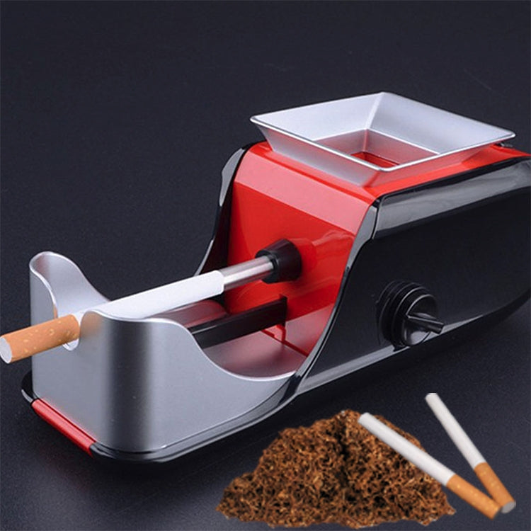 Electric Cigarette Maker Automatic Cigarette Puller Set Empty Tobacco Pipe Household Tobacco Equipment, EU Plug(Red) - Cigarette Box & Ashtrays by PMC Jewellery | Online Shopping South Africa | PMC Jewellery