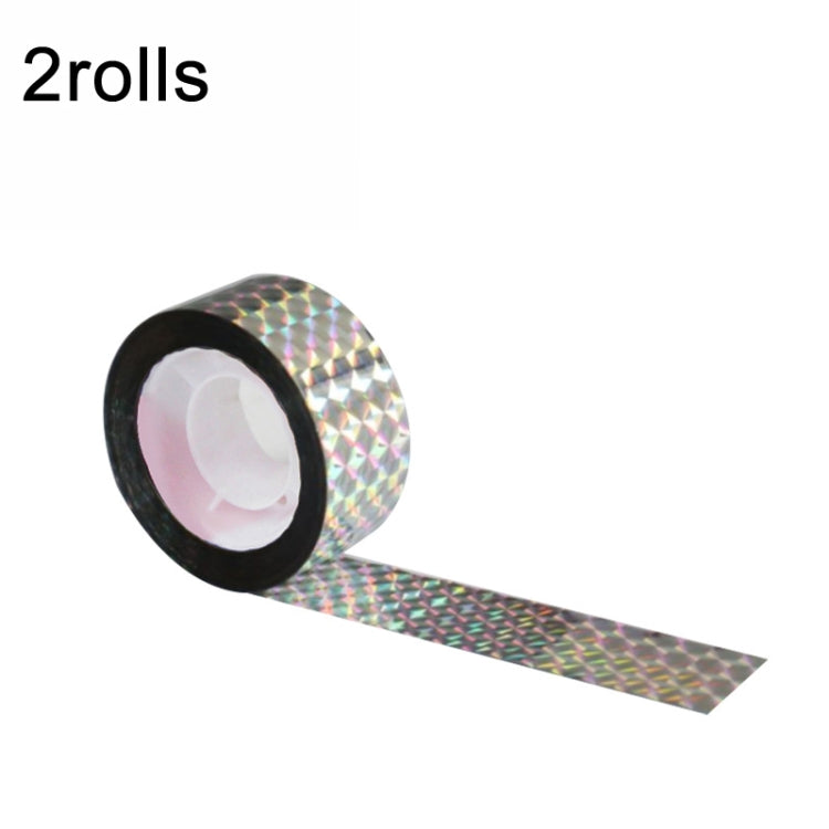 2rolls  4.8 x 50m Double-sided Bird Repeller Ribbon Anti Bird Tape Flashing Reflective Bird Repellent(Laser Frid) - free shipping - PMC TechLife - Order now!