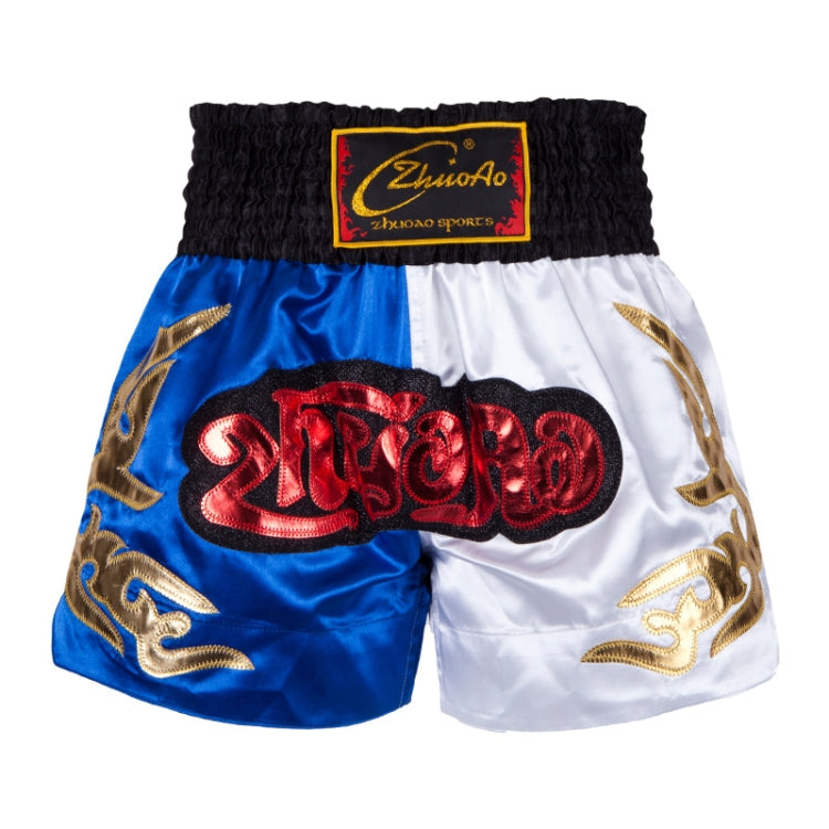 ZhuoAo Muay Thai/Boxing/Sanshou/Fighting Shorts for Men and Women, Size:S(Black Waist Stitching) - Sportswear by ZhuoAo | Online Shopping South Africa | PMC Jewellery