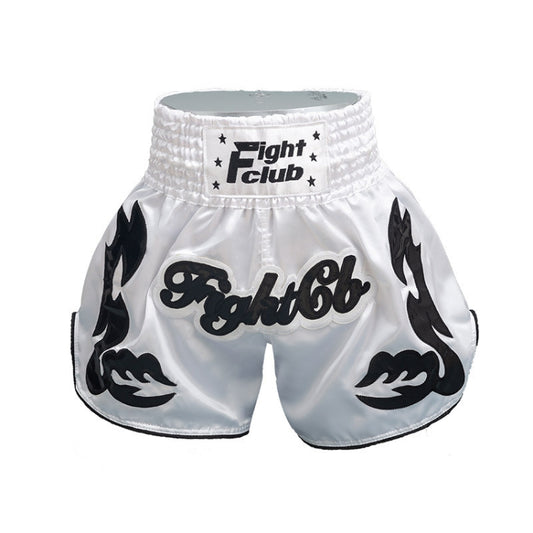 ZhuoAo Muay Thai/Boxing/Sanshou/Fighting Shorts for Men and Women, Size:XL(White Cool) - Sportswear by ZhuoAo | Online Shopping South Africa | PMC Jewellery