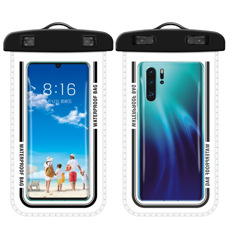 2 PCS Transparent Waterproof Cell Phone Case Swimming Cell Phone Bag Macaron Blue - Waterproof Bag by PMC TechLife | Online Shopping South Africa | PMC TechLife