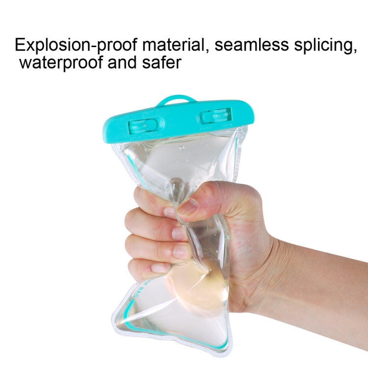 2 PCS Transparent Waterproof Cell Phone Case Swimming Cell Phone Bag Macaron Blue - Waterproof Bag by PMC TechLife | Online Shopping South Africa | PMC TechLife