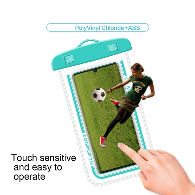 2 PCS Transparent Waterproof Cell Phone Case Swimming Cell Phone Bag Macaron Blue - Waterproof Bag by PMC TechLife | Online Shopping South Africa | PMC TechLife